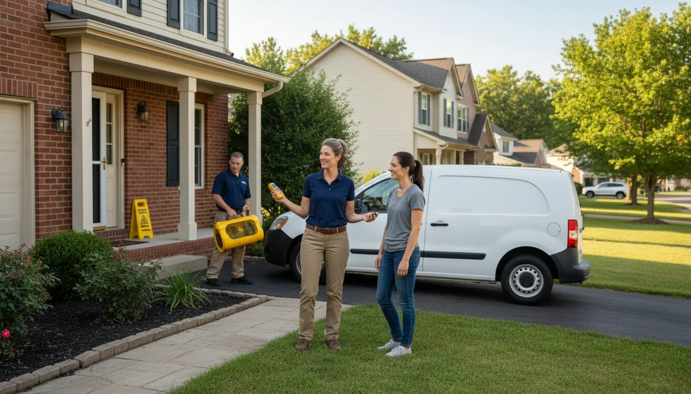 Residential water damage restoration in Beavercreek, OR
